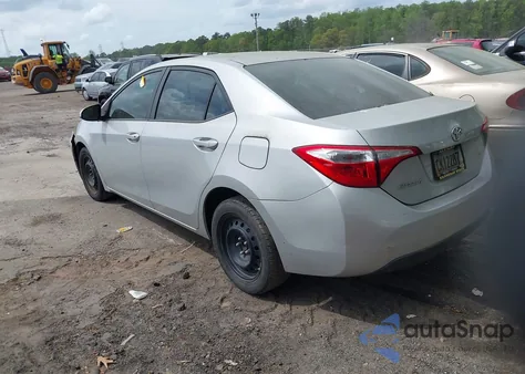 2014 Toyota Corolla Le from USA, damaged, VIN 2T1BURHE1EC198568